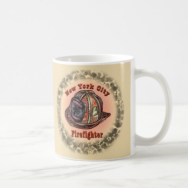 Pompier de la ville de New York mug  (Droite)