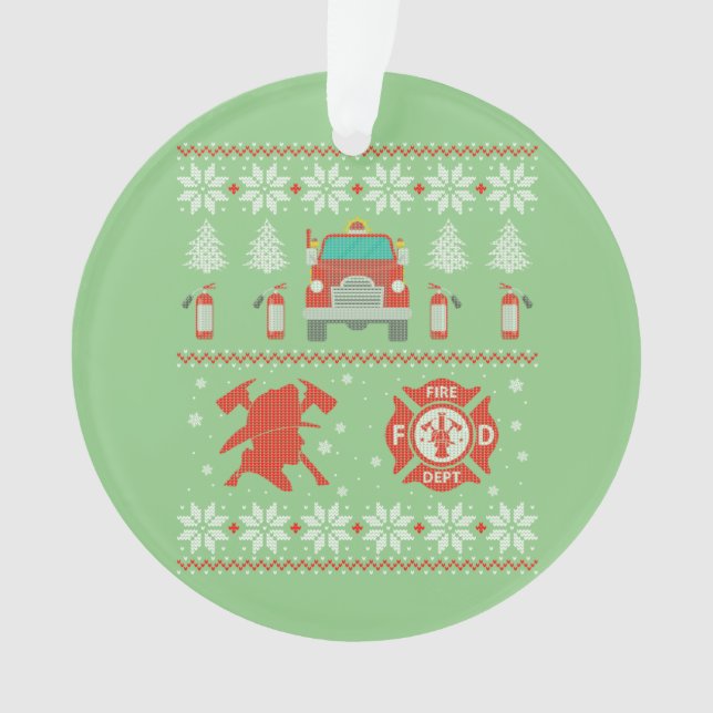 Pompier pompier Noël Vilain Chandail Noël (devant)
