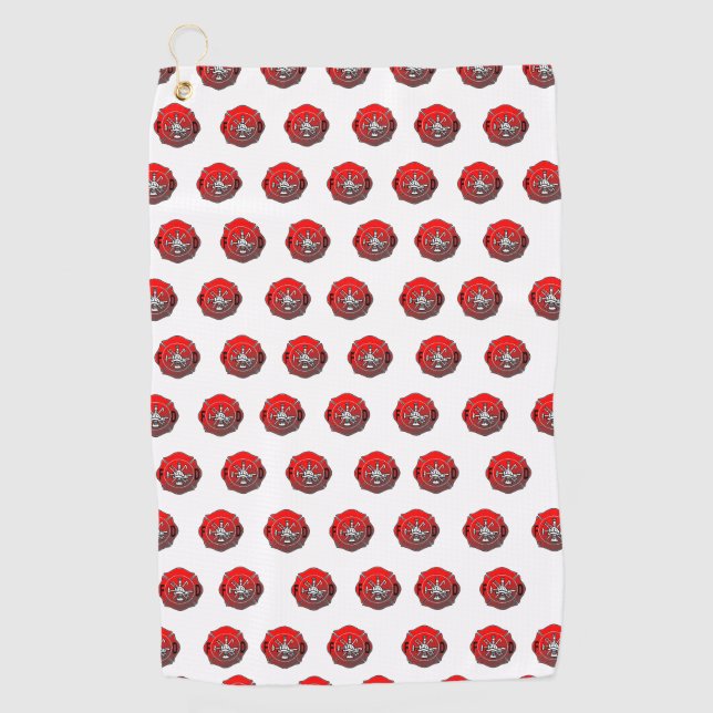 pompier serviette de golf Maltese Cross (Devant)