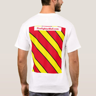 Pompier T-shirt rouge/jaune