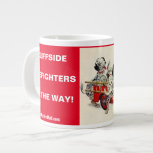 Pompiers À La Falaise Sur Le Chemin Mug
