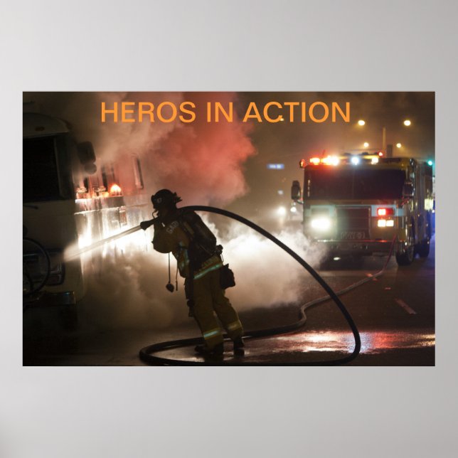 Pompiers : Heroes in Action Poster (Devant)