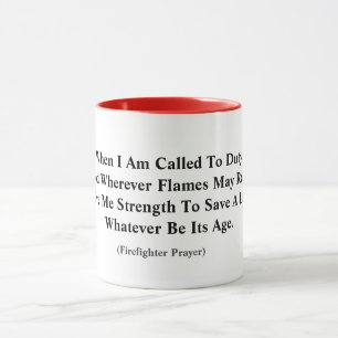 Pompiers Prier Mug