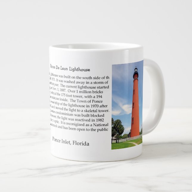 Ponce De Leon Lighhtouse Spécialité Mug (Devant droit)