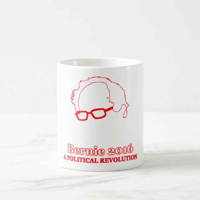 Ponceuses de Bernie 2016 tasses politiques d'une (Centre)