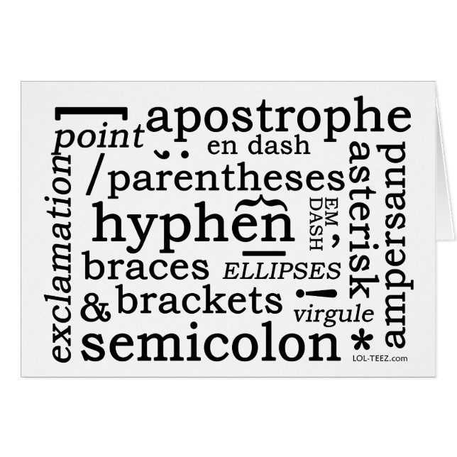 Ponctuation (Devant horizontal)