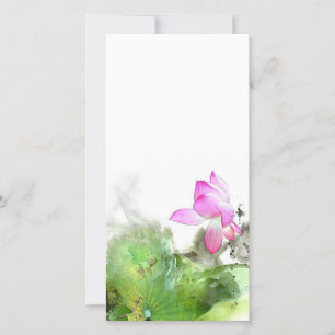 POND LOTUS l Peinture à pinceau chinoise