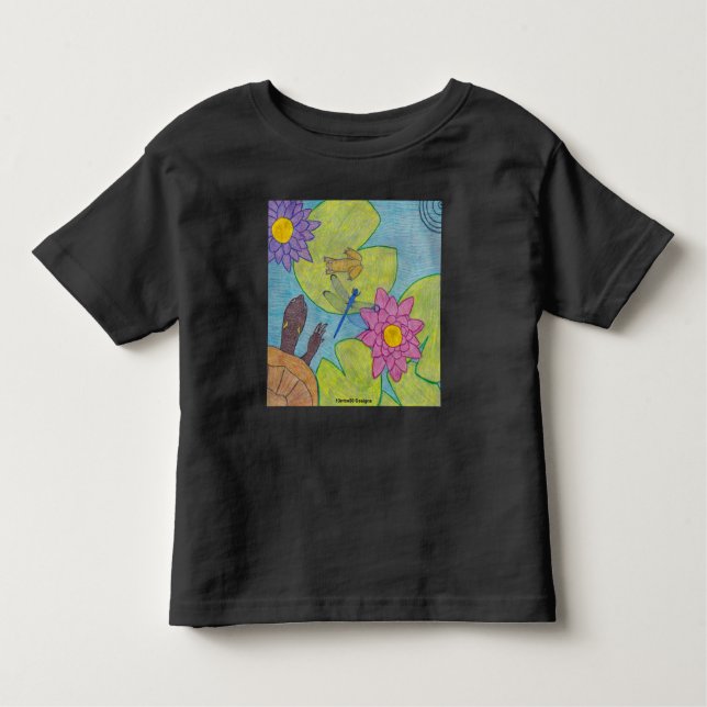 Pond Scene (vivid) - T-shirt Toddler (Devant)