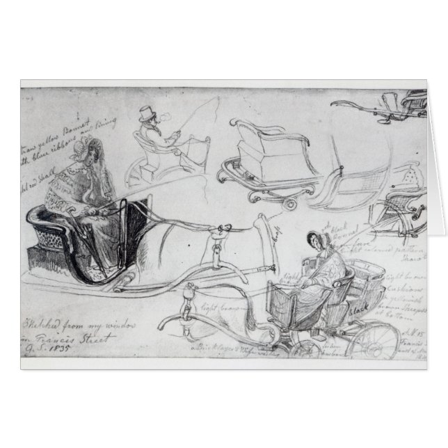 Poney et pièges sur la rue de Francis, Londres, (Devant horizontal)