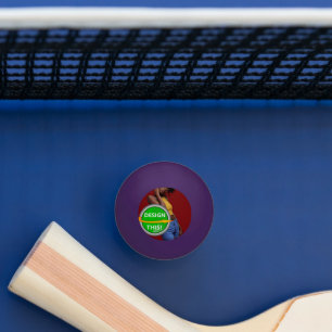 Pong COOL ! Balle de ping 1 étoile - Violet - Personnal