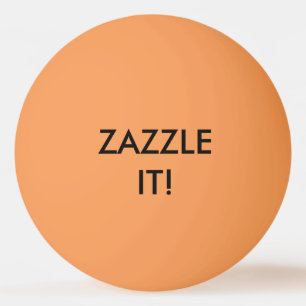 Pong Modèle blanc de la balle de ping personnalisée