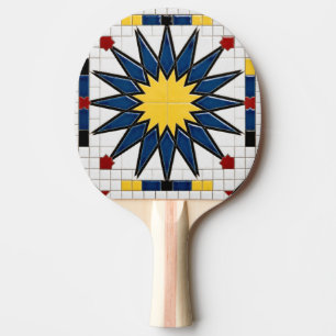 Pong Raquette de Ping Pong, impression complète au dos
