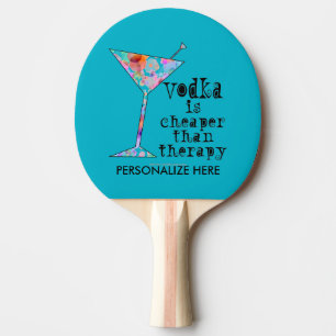 PONG RAQUETTE DE PING PONG, LA VODKA EST MOINS CHÈRE QU