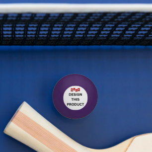 Pong VENTE ! Balle de ping 1 étoile - Violet - Personna