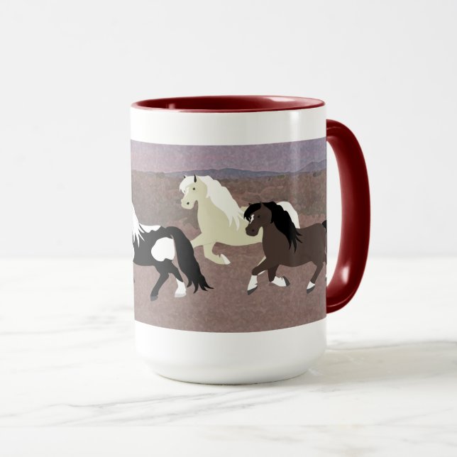 Ponies Mug (Devant droit)