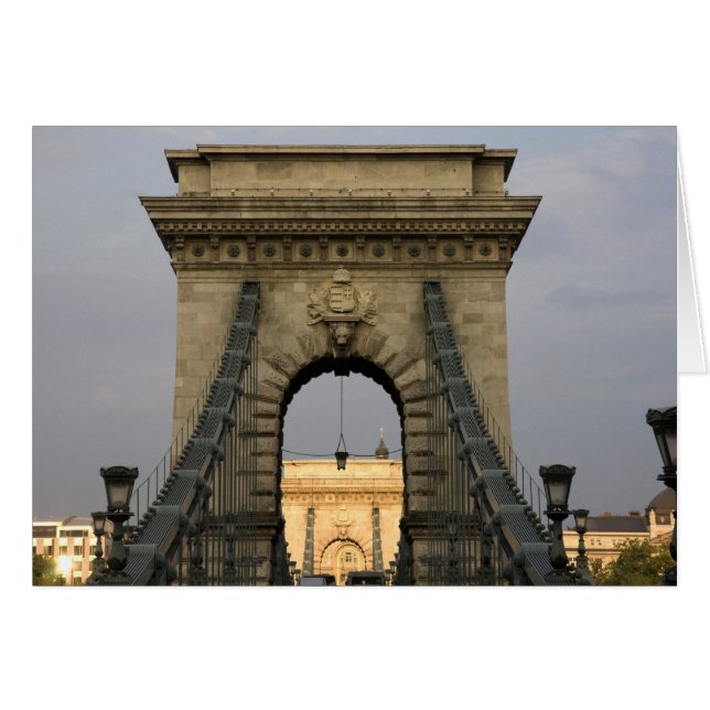 pont à chaîne de Szechenyi (Szechenyi Chain Bridge (Devant horizontal)
