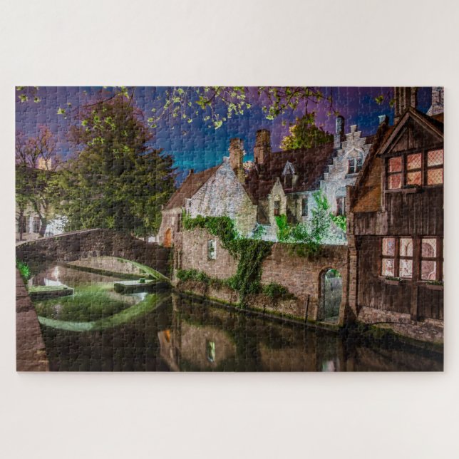 Pont Bonifacius à Bruges Puzzle (Horizontal)