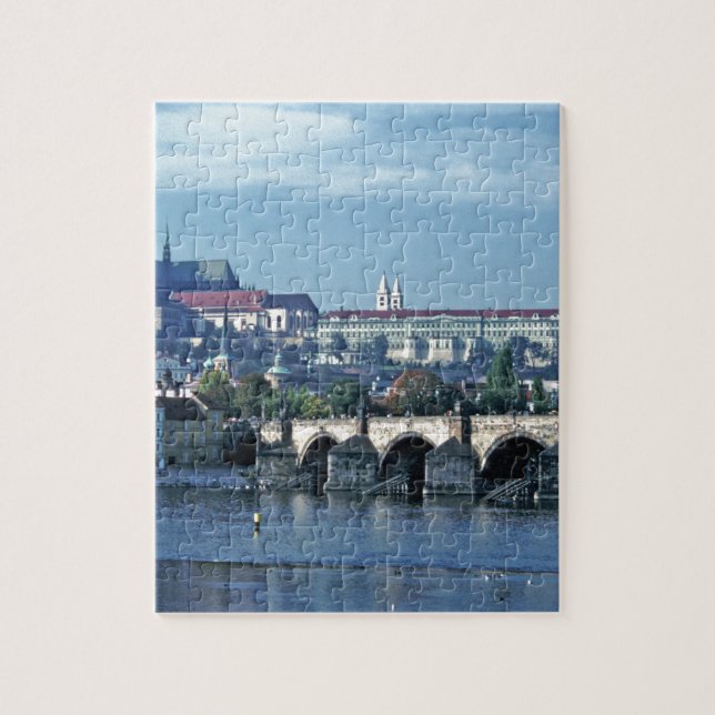 Pont Charles Château de Prague Jigsaw Puzzle (Vertical)