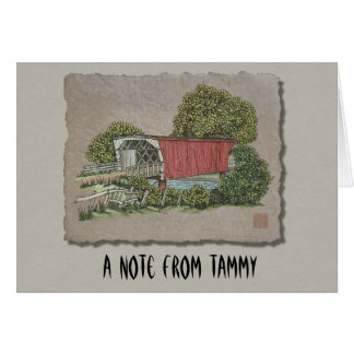 Pont couvert d'amoureux