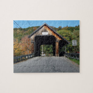 Pont couvert de la rivière Squam Puzzle du New Ha