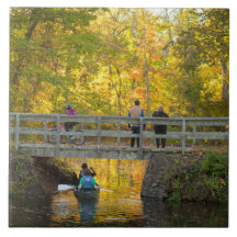 Pont d'automne Carreaux de céramique