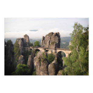 Pont de Bastei dans la copie de photo de