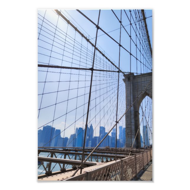 Pont de Brooklyn à Manhattan – Photo de New York (Devant)
