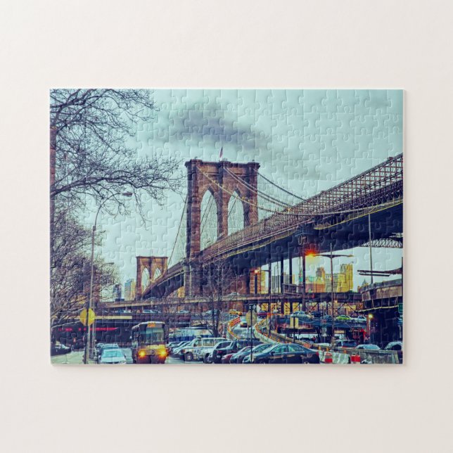 Pont de Brooklyn New York. Puzzle (Horizontal)