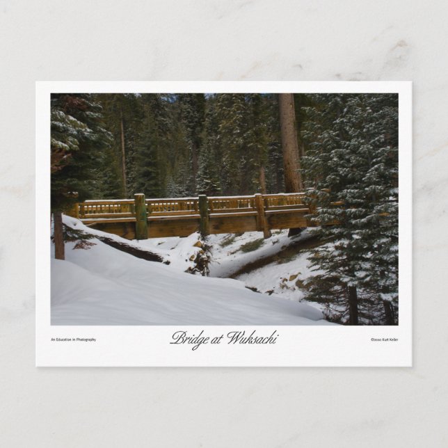 Pont de la carte postale Wuksachi (Devant)