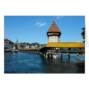Pont de la Chapelle, Lucerne, carte Suisse