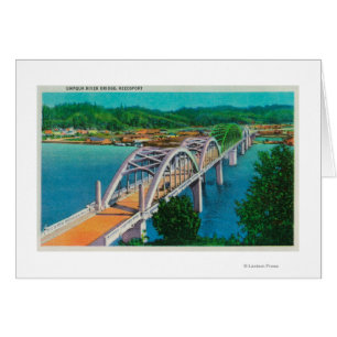 Pont de la rivière Umpqua à Reedsport, Oregon