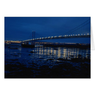 Pont de la route Forth, nuit