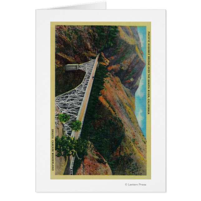 Pont de la route Pacifique sur la rivière Shasta (Devant)