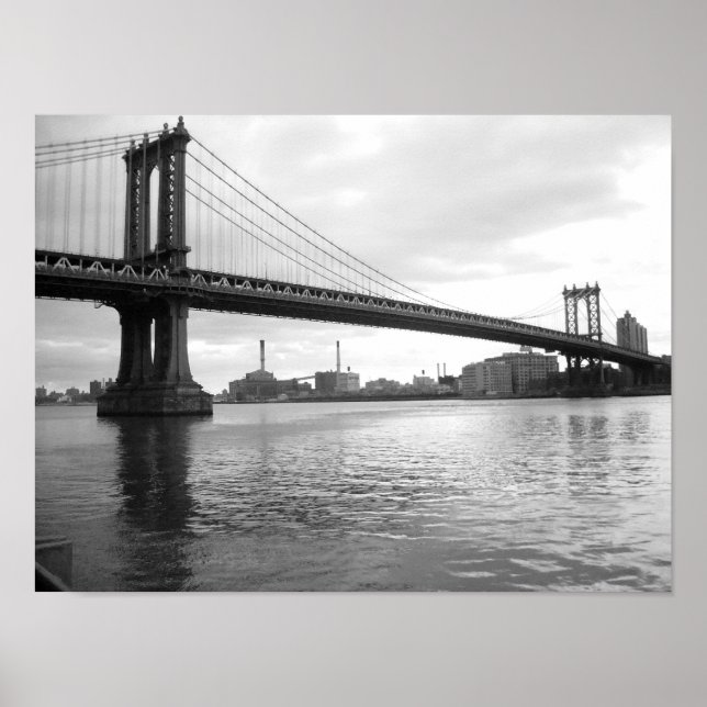 Pont de Manhattan - affiche 15 x 11 - Pas de front (Devant)
