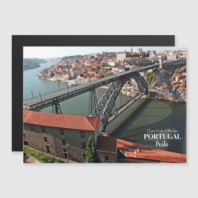 Pont de Porto au-dessus du fleuve Douro, Portugal (Devant / Derrière)