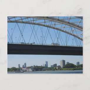 Pont de Rotterdam sur la rivière Meuse Photo Carte