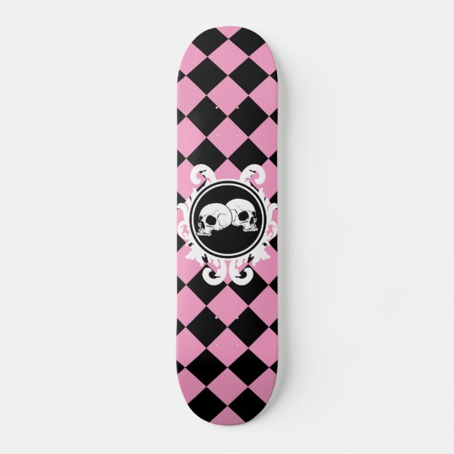 Pont De Skateboard De Begird Ebony (Pink) (Recto)