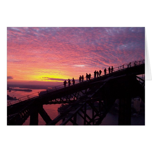 Pont du port de Sydney au coucher du soleil (Devant horizontal)