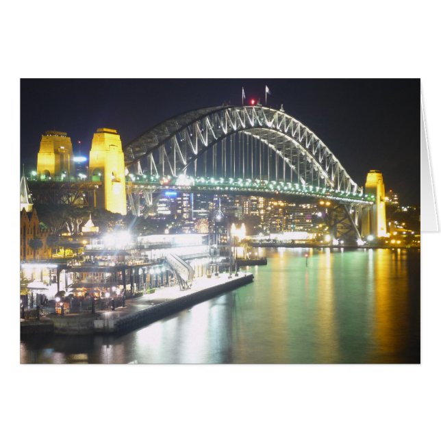 pont du port de sydney nuit (Devant horizontal)