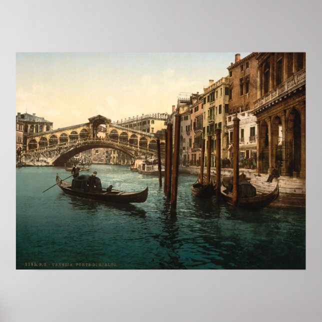 Pont du Rialto I, Venise, Italie Impression d'arch (Devant)