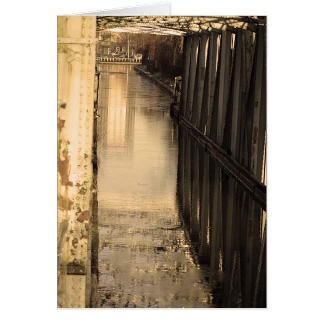 Pont en fer et réflexion (Devant)