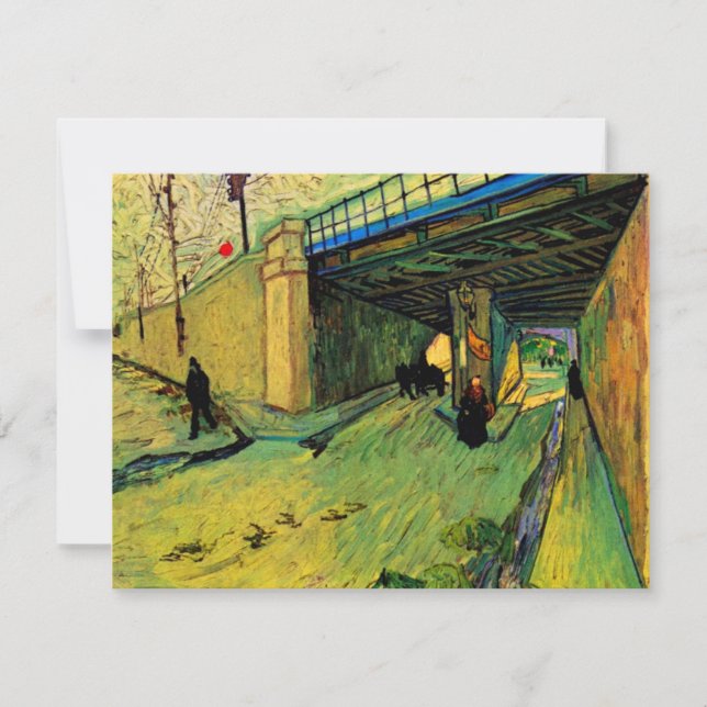 Pont ferroviaire sur Montmajour par Vincent van Go (Devant)