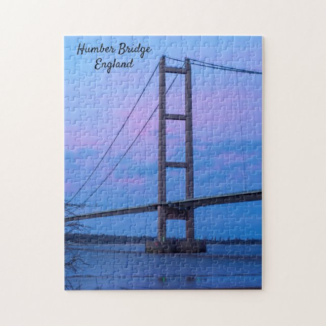 Pont Humber Angleterre Jigsaw Puzzle (Vertical)