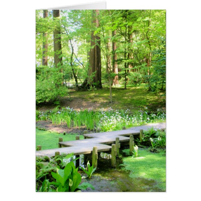 Pont japonais dans les jardins de Nitobe (Devant)