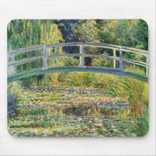 Pont japonais de Monet avec le tapis de souris de