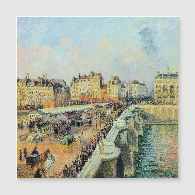 Pont Neuf, Après-midi, Sunlight Camille Pissarro (Devant)
