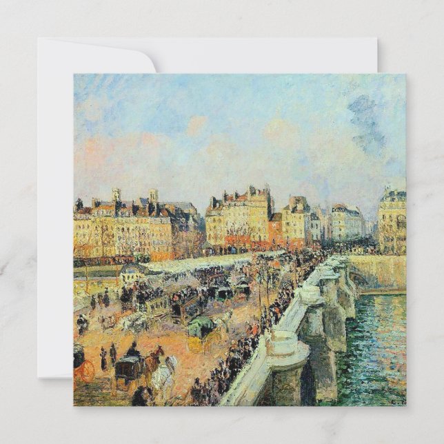 Pont Neuf, Après-midi, Sunlight Camille Pissarro (Devant)