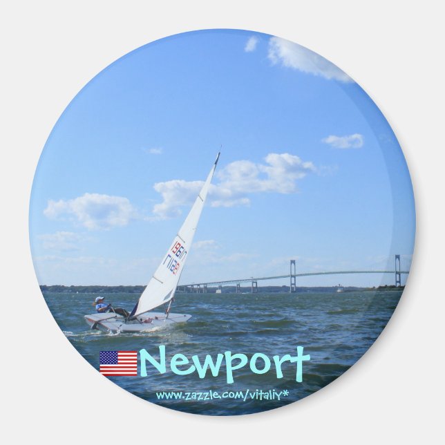 Pont Newport Rhode Island Pell vers Newport aimant (Devant)