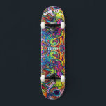 Pont psychédélique pour skateboard<br><div class="desc">Faites de ce Decks Psychedelic pour Skateboard votre propre en ajoutant votre texte. Pour accéder aux outils de montage avancés, allez à "Personnaliser ce modèle" et cliquez sur "Détails", faites défiler et appuyez sur le lien "cliquer pour customiser plus loin".</div>