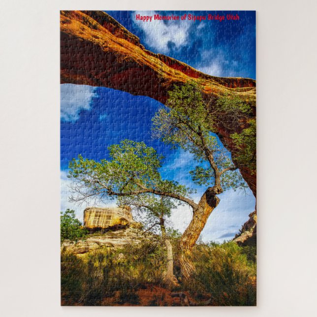 Pont Sipapu Utah. Puzzle (Vertical)